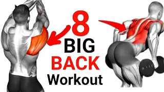 Top 8 Back Workout |Workout Animation |Bigger Back