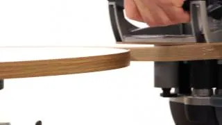 Festool KA 65 Conturo Edge Bander - Laminate Edging of Rounded Timber Plates Demo - PTC Tools UK