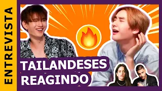 ATORES TAILANDESES DE BL REAGEM À MÚSICA LATINA feat. OXQ (CNCO, Rosalía, J Balvin)