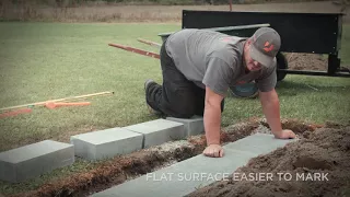 Retaining Wall Base and Block Leveling Techniques Segment 3