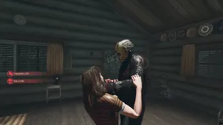 Friday the 13th  The Game Ryona AJ's head gets chopped off and Jenny gets her eyes replaced