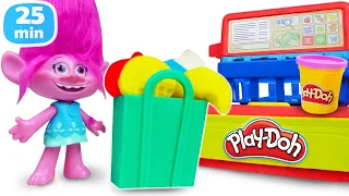 Irenes magische Küche. Wir spielen und kneten mit Poppy. 3 Play Doh Videos auf Deutsch