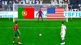 FIFA 23 - PORTUGAL VS USA I PENALTY SHOOTOUT I PSG 4K