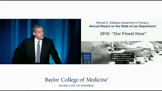 State of the Department of Surgery, 2018: Todd K. Rosengart, M.D.