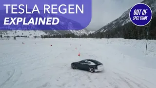 Watch This Before Driving Your Tesla In The Snow - Tesla Regenerative Braking Explained