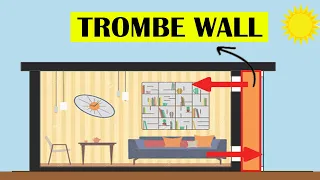 TROMBE WALL || HOW ITS WORKS?SOLAR HEATING TECHNIQUE