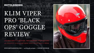 Klim Viper Pro Black Ops goggle review