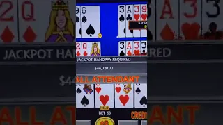 $44,000 Massive Handpay Jackpot  #shorts