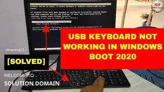 USB keyboard not working in windows boot 2020 [solved]   solution domain