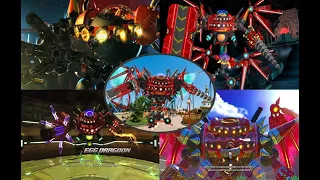 Evolution of Egg Dragoon battles in Sonic games (2008 - 2017)