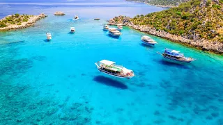 Cennet Koyları ile Kaş, Antalya - Havadan Bak Drone | Travel Turkey