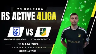 RS Active IV Liga Świętokrzyska Kolejka.29 Spartakus Daleszyce 1:0 Łysica Bodzentyn