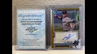 RECAP! 2021 Bowman Jumbo 5 Case Player Break 6/13/21