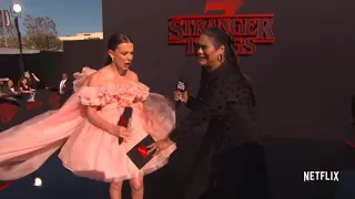 Awkward Millie Bobby Brown interview moments…