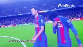 Neymar llorando después de la eliminación del Barcelona vs Juventus Champions League