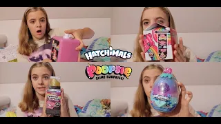 Otevírám Poopsie makeup slizy a Hatchimals secret egg /LEA