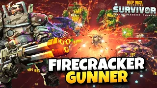 Firecracker Gunner is Cracked | Deep Rock Galactic: Survivor