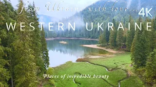 Western Ukraine 4K - Beauty of Western Ukraine 4K - to relaxing music! Part 1