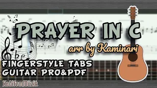 Prayer in C Easy Fingerstyle Guitar Tutorial Tabs v3