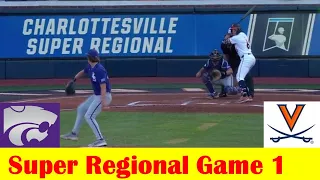 Kansas State vs #12 Virginia Baseball Highlights, 2024 NCAA Super Regional Game 1