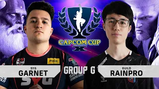 Garnet (Dhalsim) vs. Rainpro (Guile) - Group G - Capcom Cup X