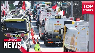 Unionized truckers enters 7th day of strike, protesting return-to-work order