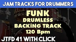 Funk Drumless Backing Track 120 bpm | #JTFD 41C