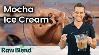 How to make Mocha Ice Cream in a Vitamix Blender | Recipe Video