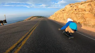 a fast pikes peak run with Andy