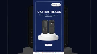 CAT B26,Black Cell Phone