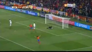هدف اسبانيا في هندوراس - الهدف الاول - كاس العالم 2010.wmv