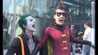 THE JOKER vs NEW YORK COMIC CON 2017! With Harley Quinn, Batman and More!