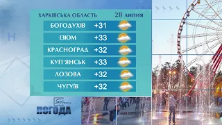 Погода на 28 липня 2021