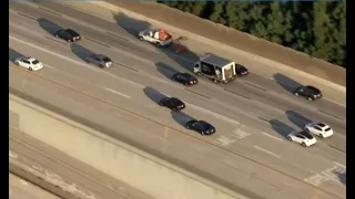 NOW: High Speed Chase of Burglary Suspect on California Freeways | #HeyJB Live on WFLA Now