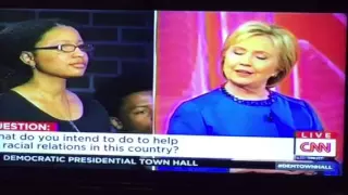 Hillary Clinton On Race Relations, Beyonce, The Police South Carolina  #DemTownHall