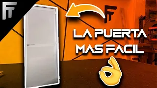 La puerta más sencilla de aluminio fabricando una puerta ligera de 2”