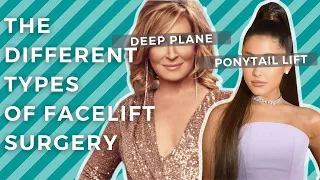 Facelift 101: Ponytail Lift vs. Deep Plane Facelift vs Mini Lift