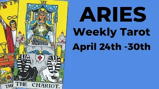 Aries: A BLESSED New Door OPENS! 💙 April 24th -30th 2023 WEEKLY TAROT READING