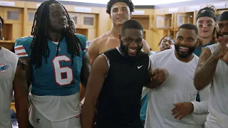 INSIDE THE LOCKER ROOM AFTER SUNDAY NIGHT FOOTBALL | MIAMI DOLPHINS