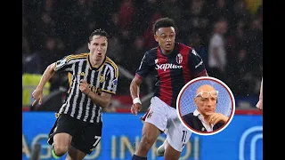 BOLOGNA-JUVE 3-3, CHIRICO a caldo: 'NON SI ENTRA IN CAMPO COSI'! Chiesa super, visto CALAFIORI?'