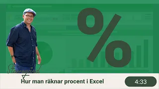 Hur man räknar procent (i Excel!)