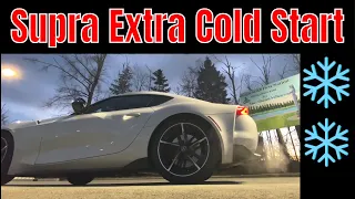 TOYOTA GR SUPRA COLD START & TAKE OFF - 2020 GR Supra exhaust