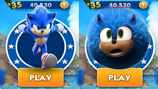Sonic Dash vs Going Balls - Movie Sonic vs All Bosses Zazz Eggman - All Characters Unlocked