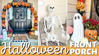 Halloween 🎃 Front Porch Decor | Outdoor Halloween Decorations | DIY Outside Decorating Ideas 2022