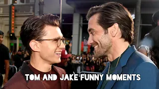 Tom Holland and Jake Gyllenhaal Funny Moments