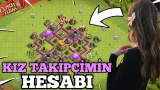 KÖY İNCELEMELERİ #42 KIZ TAKİPÇİMİN HESABINI İNCELEDİM ! Clash of Clans