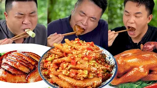 It’S All Meat Today| Tiktok Video|Eating Spicy Food And Funny Pranks|Funny Mukbang