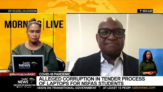 COVID-19 Pandemic | Alleged corruption in tender process of laptops for NSFAS students