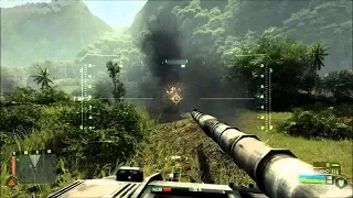 Very Beautiful Tank Battle from Epic FPS Game on PC Crysis 2007