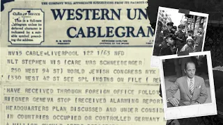 The Riegner Telegram: Revealing the Nazi plans for the Final Solution